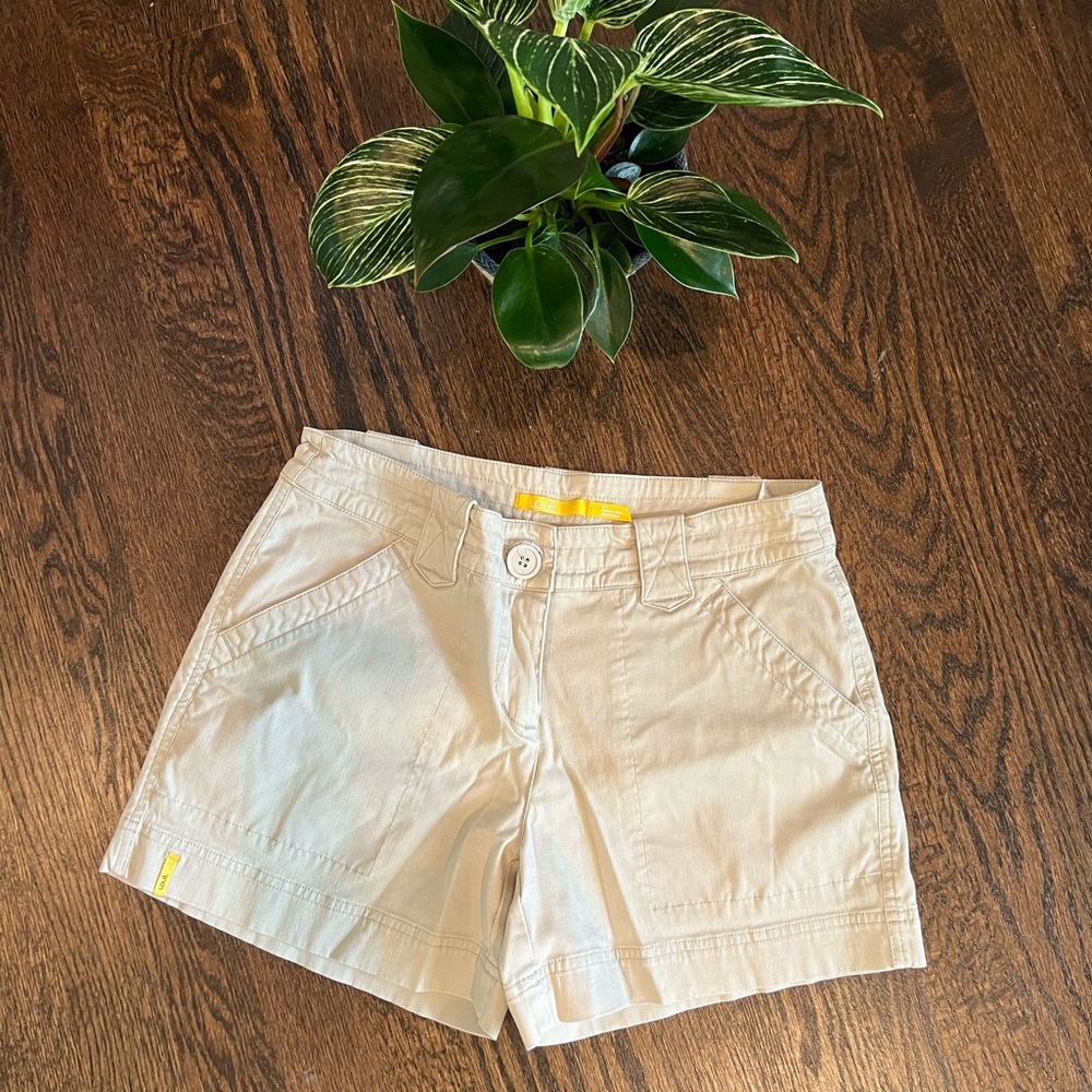 Lole khaki shorts size 4